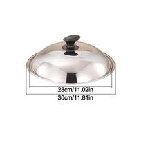 30-40cm Wok Pot Lid Universal Bowl Cover Durable Frying Pan Cover  Restaurant Kitchenware 30cm