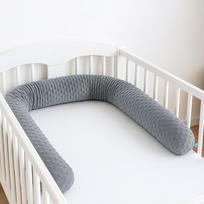 Crib bumper minky roller pillow 200cm