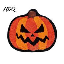 Stain-resistant Gothic Mat Halloween Bath Mat, Non-Slip Fluffy Ghost Rug, Pumpkin Absorbent Skin-friendly Soft Shower Bathroom Washable Area 40x60cm B