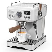 Hibrew H10 Plus Pusiau automatinis espreso kavos aparatas su karštu ir šaltu ekstrahavimu, 1,8 l vandens bakas, 20 bar slėgis, baltas