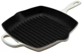 Indukcinė keptuvė - Le Creuset Signature Square Grilis Pan 26cm Non-Stick Smėlio