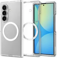 Dėklas SPIGEN ULTRA HYBRID PRO MAGSAFE GALAXY Z FOLD 8 YPAČ SKAIDRUS/Baltas