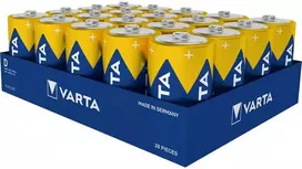 Baterijos – VARTA LR20 Industrial PRO 4020, 17 000 mAh, 20 vnt.