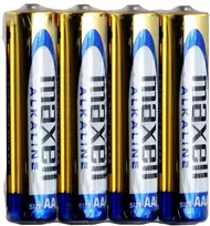 Baterija - Maxell LR03 4T Alkaline AA 1.5V Baterijos, 4 vnt.
