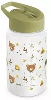 Miniland vaikiška gertuvė su šiaudeliu Kiddie Bottle Explorer, 450 ml