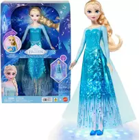Mattel Lėlė Elsa iš Disney Frozen su šviesomis