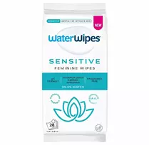 WATER WIPES Sensitive Feminine Wipes intymios higienos servetėlės jautriai odai, 28 vnt.