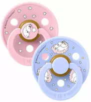 Mam Baby BIBS x MOOMIN čiulptukų rinkinys 1 dydis (0 - 6 mėn.) Dreaming baby pink mix