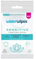 Septona WATER WIPES „Sensitive Feminine Wipes“ intymios higienos servetėlės jautriai odai, 10 vnt.