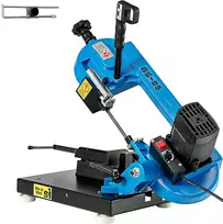 Vertikalus metalo juostinis pjūklas 1000W pjovimo kampas 0°-45° staliniai