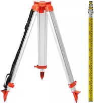 Aliuminio trikojis 165m + lazerinio nivelyro laikiklis 5 sekcijų 5m stovas