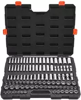 Galvučių įrankių komplektas 104 vnt. 95 mm metrinės 6-24 mm chromuotas