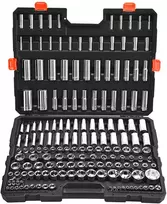 Galvučių įrankių komplektas 163 vnt. 95/64/127 mm chromuotas