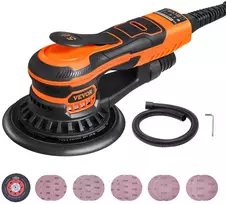 Ekscentrinė šlifavimo mašina 150mm be šepetėlių variklis 350W 10000 aps/min