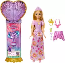 Mattel DISNEY PRINCESS JEWEL REVEAL Auksaplaukės siurprizas (JLK28)