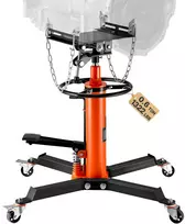 Teleskopinis hidraulinis transmisijos keltuvas 600 kg su pedalu 360° ratuku aukštis 81-170 cm