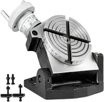 Sukamasis staliukas TSK4 100mm, horizontalus/vertikalus, su dalijimo plokšte