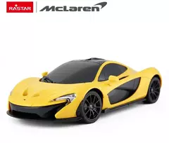 McLaren P1 R/C mastelis 1:24 Rastar 75200 valdomas automobilis geltonas