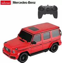 Mercedes-Benz G63 R/C mastelis 1:24 Rastar 95800 nuotoliniu būdu valdomas raudonas automobilis