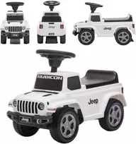 Paspiriamukas stumdukas su garsais Jeep automobilis vaikams baltas
