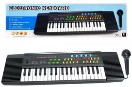 Organkai, pianinas, klaviatūra su mikrofonu, 37 klavišai
