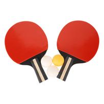 REGAIL Ping Pong Paddle Set of Two Rackets and Three Balls Table Tennis Bat for Outdoor Activities Ball Games balta