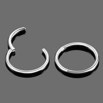 1PC Titanium Segment Nose Piercing 12G Septum Clicker Pirsing Earring 14G Nostril Piercing Helix Conch Pirsing Nariz 20G Jewelry 16G 1.2X6mm
