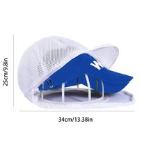Anti-deformation Baseball Cap Washing Cage for Washing Machine Ballcap Shaper Protector Holder Hat Washer Hat Bag blue