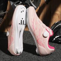 Cycling Updated Model Mtb Bike Men Racing Contest Self-Locking Speed Bicycle Sneakers Women Spd Cleats Cycling Footwear 37 black