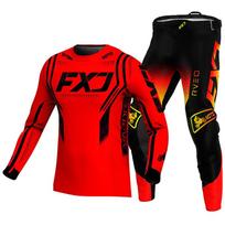 motokroso pavarų komplektas vaikams 4 5 6 7 8 9 10 11 12 13 metų Jaunimas vaikas Motociklas berniukas Mergaitė Jersey Pant Kits lenktyninis kostiumas Visureigis Enduro MX MTB XL-26 red