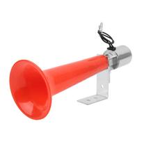 180DB Red Air Horn Universal Purpose 12V/24V Caravan Pressure Whistle Horn for Cars Trucks SUVs Motorcycles Horns raudona