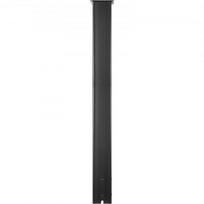 Pašto dėžutės stovas, 109,5 cm, juodas, plienas