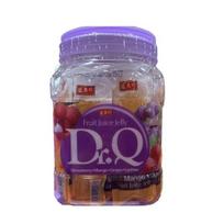 Dr.Q Real Fruit Juice Konjac Jelly Pouches Assorted Flavors 60g x 24 Bags gray