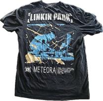 Linkin Park Meteora Albumo Grafinis Marškinėlis Grupės Prekės Unisex S-4XL  POPULIARUS XXL gray