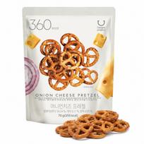 Olive Young Onion Cheese Pretzel 70g #Onion Cheese Pretzel*1pack orange