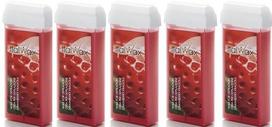 Depiliacinis vaškas Italwax Strawberry, 18x100 ml