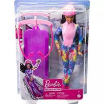 Lėlė Barbie su rogėmis