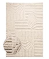 Leo&Alex kilimai modernus 3D Arc kreminis kilimas 200x300 cm