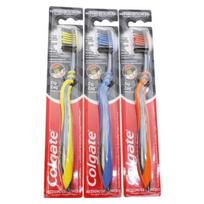 Colgate dantų šepetėlis su anglies šereliais ZigZag Charcoal Medium (vidutinio kietumo)