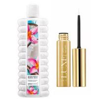 Avon vonios putos Aloha Monoi 500ml ir Blakstienų serumas Avon Luxe Lash serum