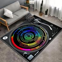 Durable Creative Pattern Area Rug - Non-Slip Dirt-Proof Washable Floor Mat for Living Room Bedroom Gaming Room Home Decor 40x60cm