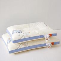 A-Class All-Cotton Pillow: Universal Neck Protection for Kids and Adults 30x50 cm karališkos mėlynos spalvos