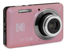 Skaitmeninis fotoaparatas Kodak Pixpro FZ55 digikamera, vaaleanpunainen