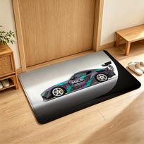 AutoPart H-HKS Floor Mat Soft Flannel Entrance Door Mat Non Slip Absorbent Bathroom Bedroom Floor Rug 40x60cm