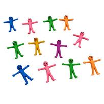 Toys 12Pcs Smile Expression TPR Soft Rubber Villain Anti-stress Foldable And Stretchable Decompression Squishy Antistress Figets