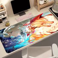 Mouse Pad Cute Anime Mousepads Kawaii Table Mats Office PC Gaming Accessories Desk Mat Wuthering Waves Lupa Rubbe Keyboard Pad 800x300x2mm