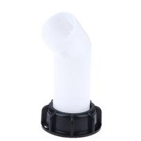 1Pc Extension Drain Spout Hose Ibc Water Tank Nozzle Drain Spout Tap Cap Valve Fitting Ibc Ton Barrel Adapter Accessories white