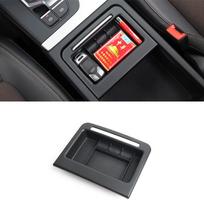 Car Central Control Armrest Storage Box ABS Plastic For  Q5 FY B9 2018-2021 Tuning Auto  Interior Accessories Organizer