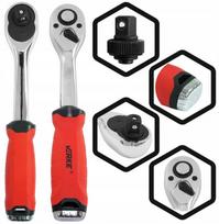 Rakinis raktas 1/2" 72z su rankenėle