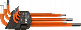 Raktų rinkinys HEX 1.5-6 mm, 7 vnt, 09-517 NEO TOOLS